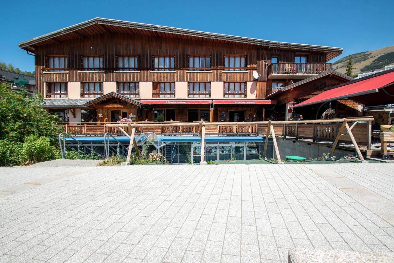 Hotel Le Sherpa Лес дьо Алпс Екстериор снимка
